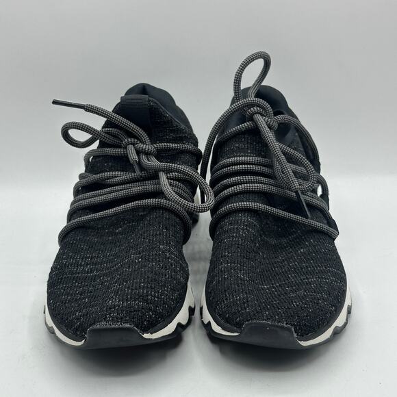 SOREL Kinetic Lace Sneakers Trainers Black Gray Wool Sz 8 - Picture 3 of 7